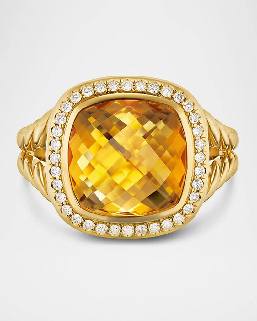 David Yurman Albion Ring with Gemstones and Diamonds in 18K Gold 1