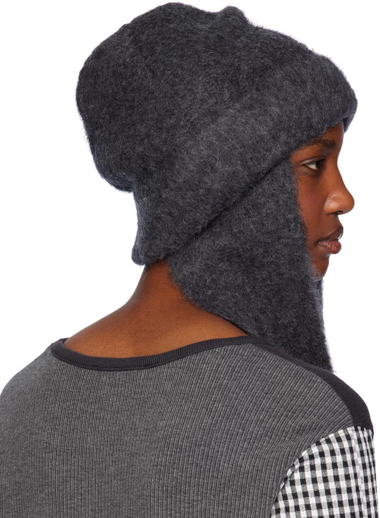 ジェニー着用★OPEN YY SCARF BEANIE OPEN YY Black Scarf Beanie | REVERSIBLE