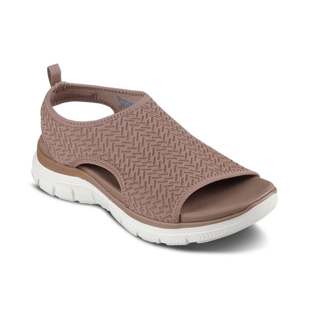 Skechers Women's Flex Appeal 4.0 - Livin in this Slip-On Walking Sandals from Finish Line