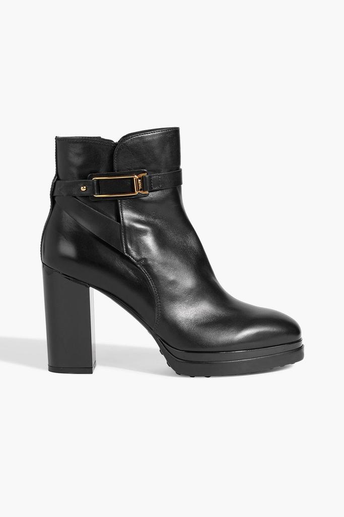 ショートブーツ・ブーティ TODS PATENT LEATHER PLATFORM CHELSEA BOOTS Tod's Patent Leather Platform Chelsea Boots - Boots