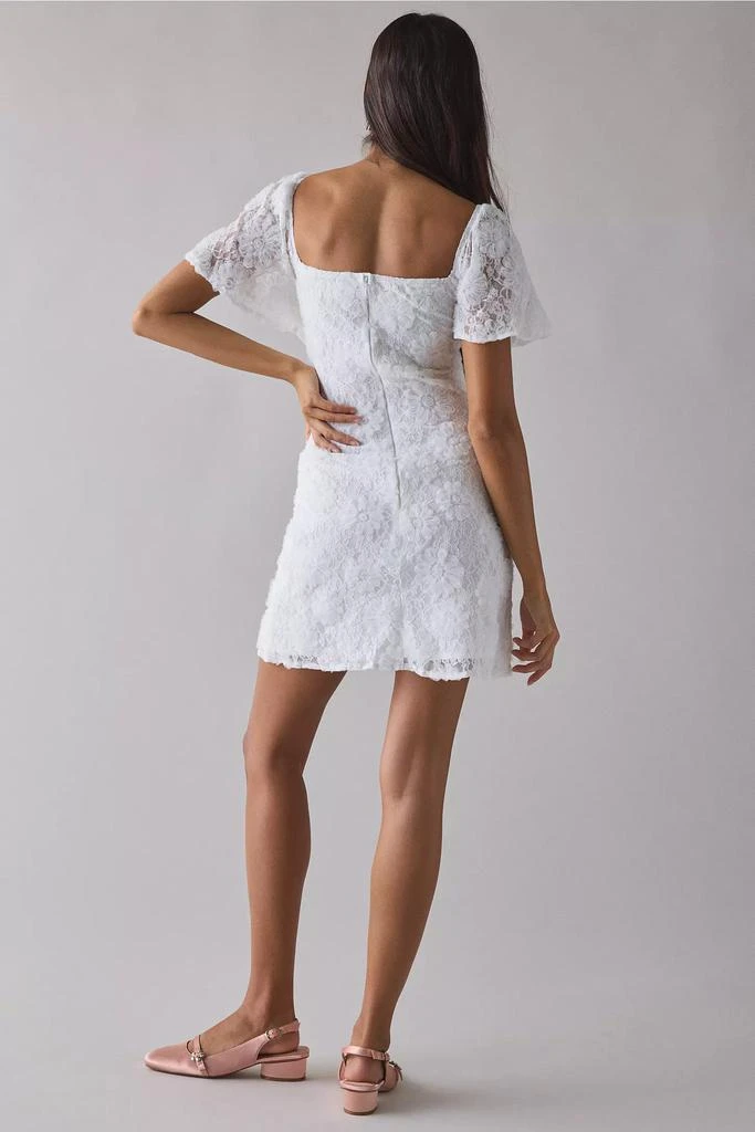 Kiss The Sky Kiss The Sky Textured Floral Mini Dress 5