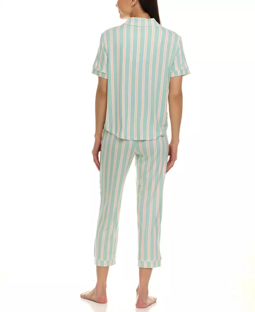 Flora Nikrooz Women's Annie Printed Capri Pajama Set