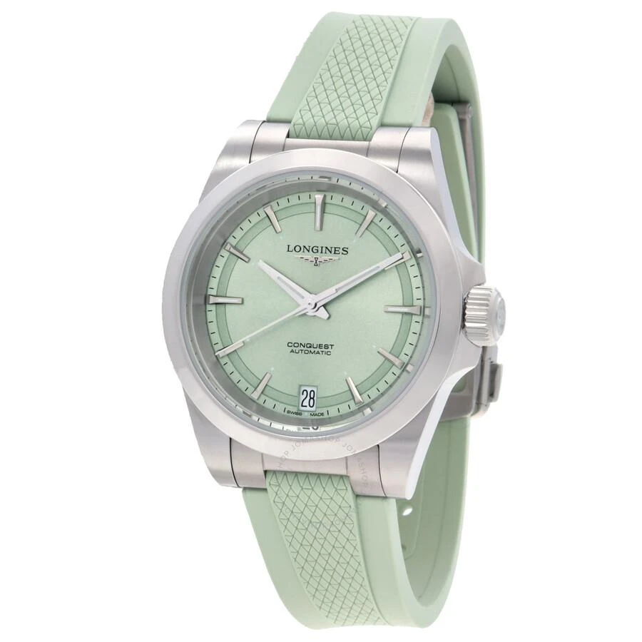 Longines Conquest Automatic Green Dial Ladies Watch L3.430.4.02.9 1
