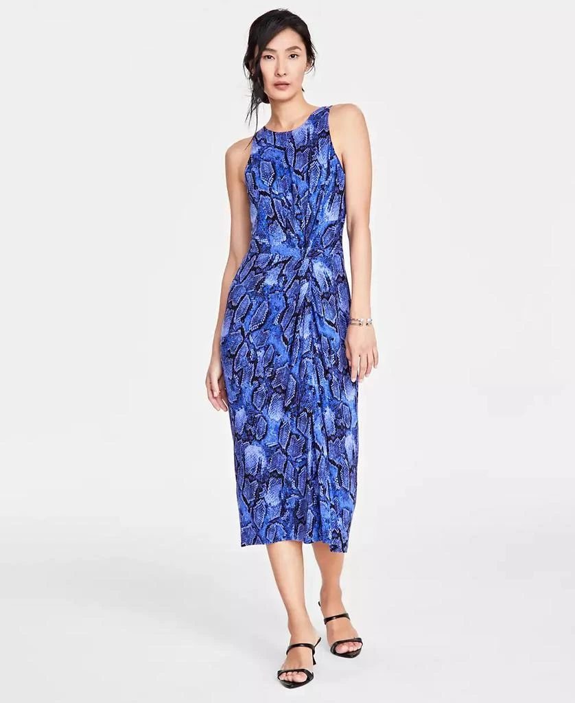 INC International Women's Floral-Print Midi Dress, Created for Macy's 1