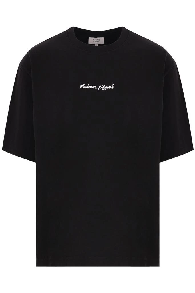 Maison Kitsune Maison Kitsuné Line Handwriting Oversized T-Shirt 1