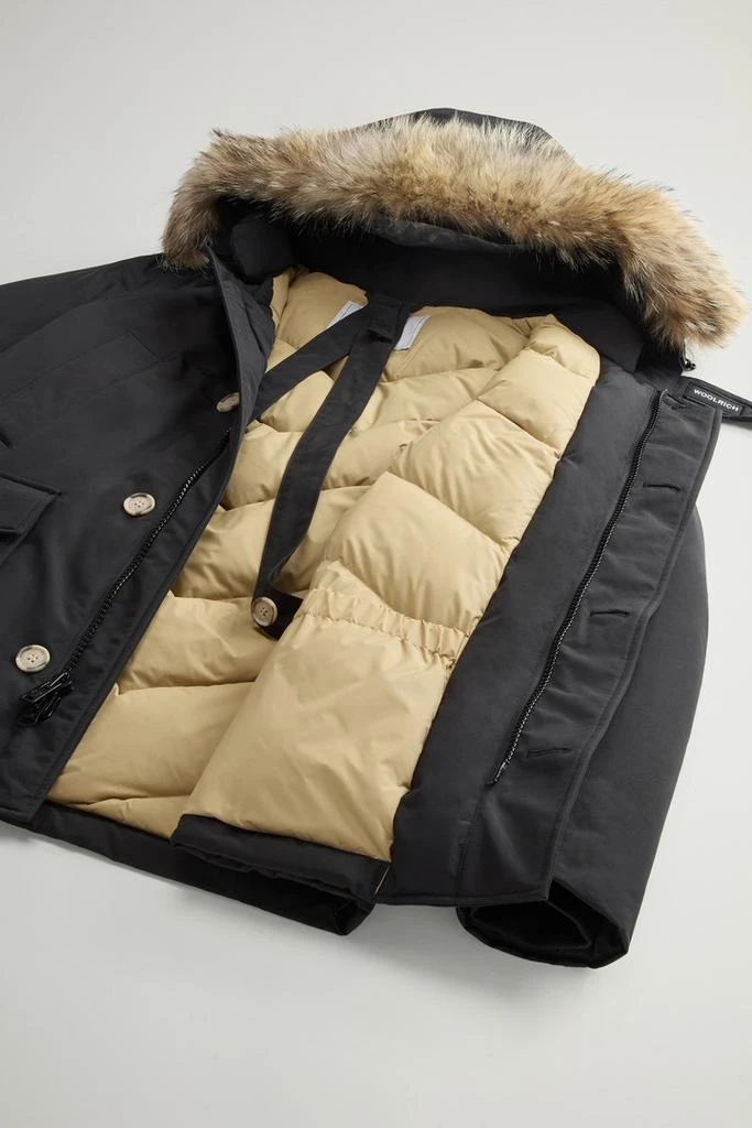 Woolrich Arctic Anorak in Ramar Cloth with Detachable Fur - Men - Black 9