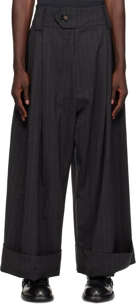 VAQUERA Gray Baby Trousers 1