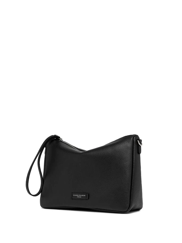 GIANNI CHIARINI Nora Clutch Bag In Hammered Leather 2