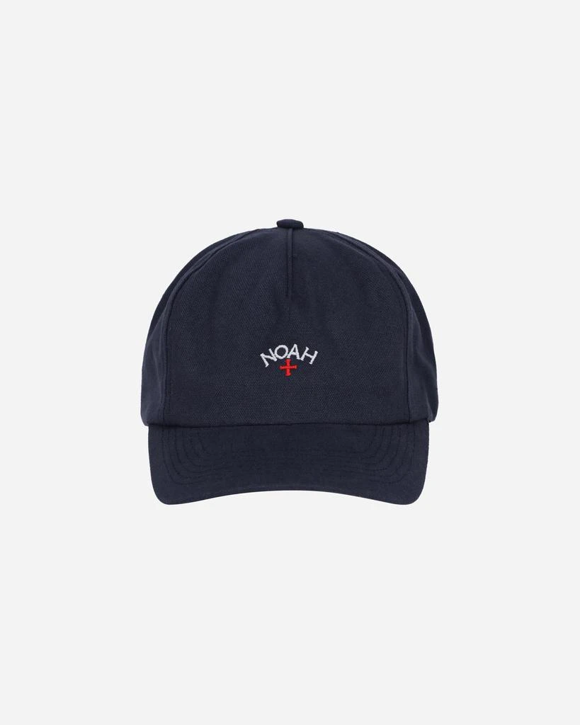 Noah Core Logo 5-Panel Cap Navy 2