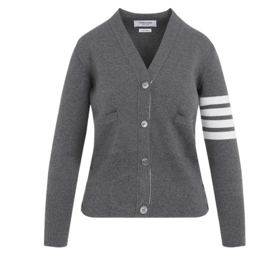 Thom Browne Milano Classic 4-Bar V-Neck Cardigan 1