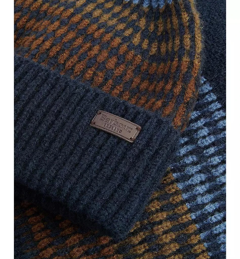 Barbour Men's Branton 2-Pc. Stripe Beanie & Scarf Set 3
