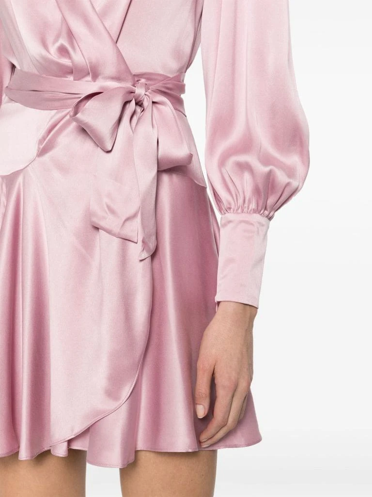 Zimmermann SILK WRAP MINI DRESS 3