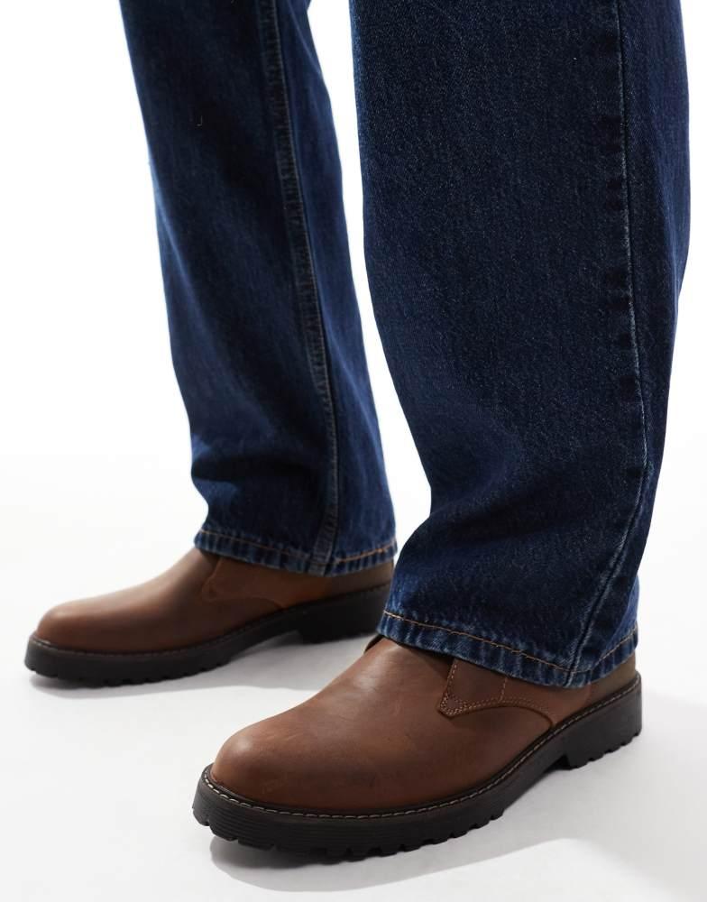 Barbour Barbour Maxwell waterproof leather chukka boots in brown