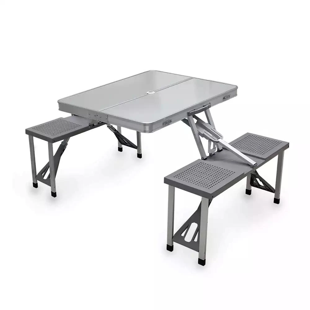 ONIVA by Picnic Time Aluminum Portable Picnic Table with Seats 1