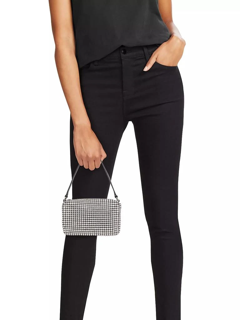 Alexander Wang Medium Heiress Rhinestone Mesh Pouch 2