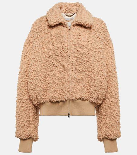ジャケット STELLA MCCARTNEY WOOL BLEND OVERSIZE BOMBER JACKET Stella McCartney Wool-blend bomber jacket - Jackets - Free