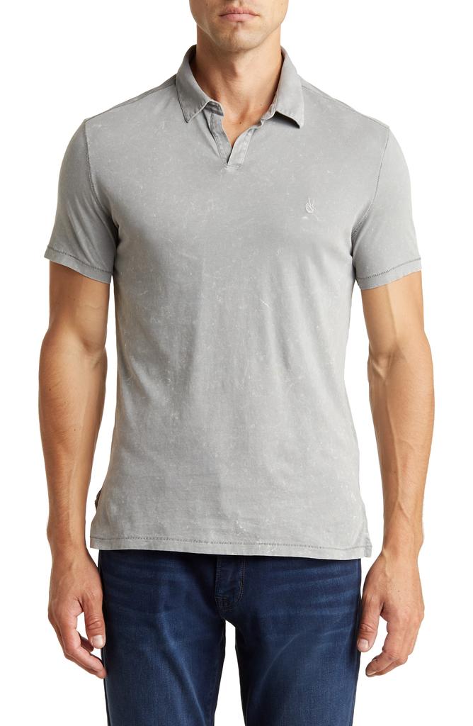 John Varvatos Marble Wash Polo Med Grey Large Polo Shirts BeyondStyle