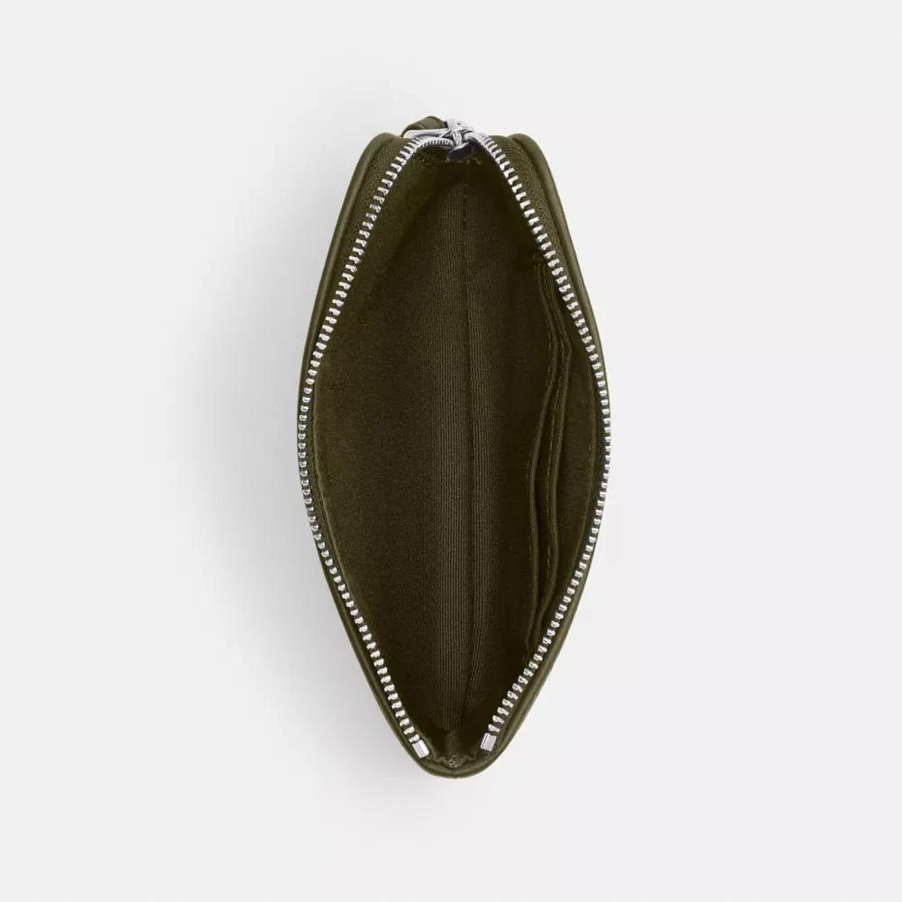 Coach Corner Zip Wristlet In Signature Jacquard 2