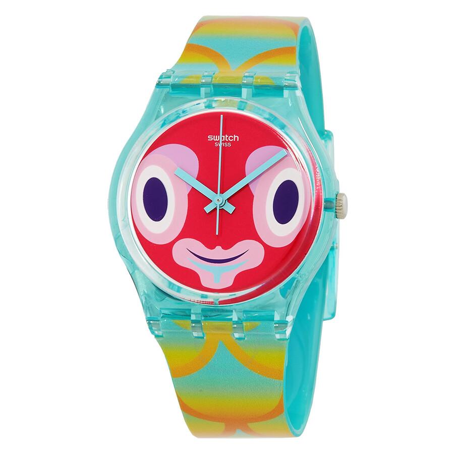 Swatch Mr Blubby Quartz Pink Dial Unisex Watch GL120