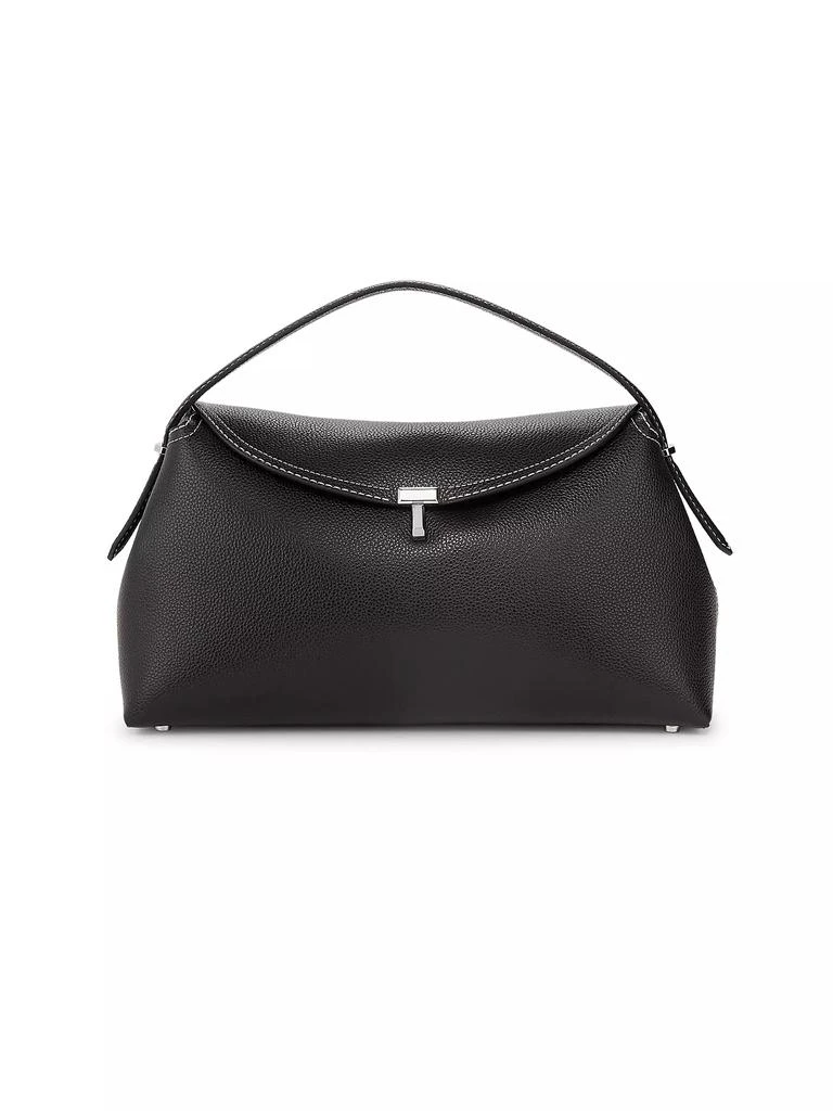 Totême T-Lock Leather Top-Handle Bag 1
