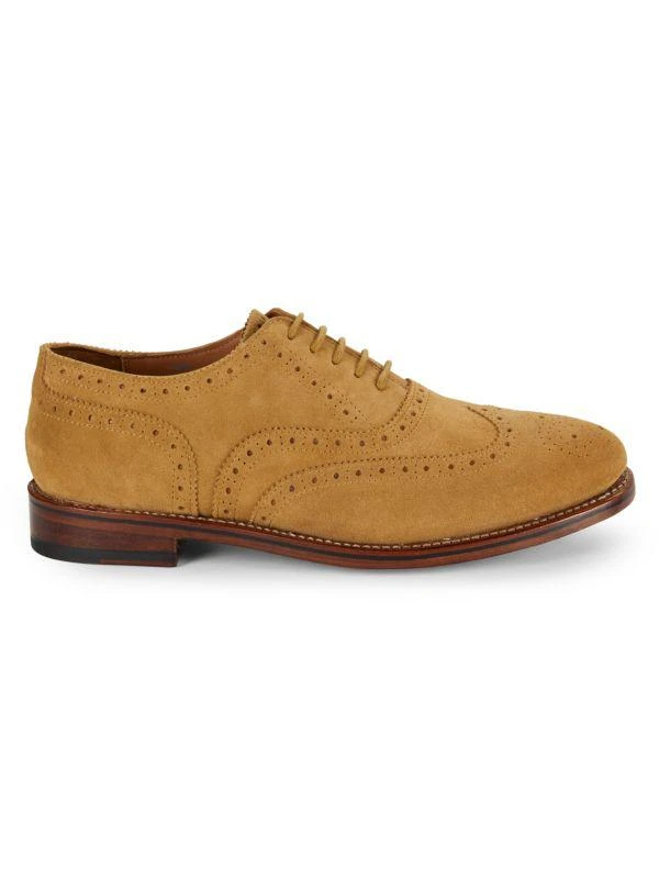 Allen Edmonds Hendrix Perforated Suede Oxford Shoes 1