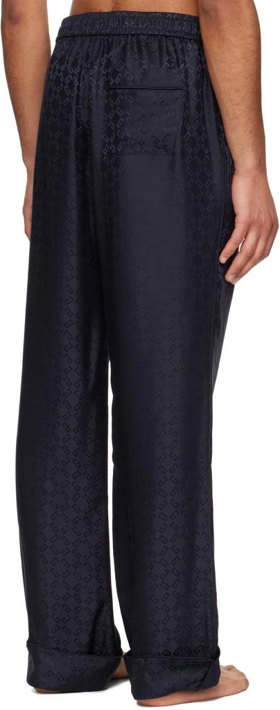Givenchy Navy Monogram 72 Jacquard Pyjama Pants 3