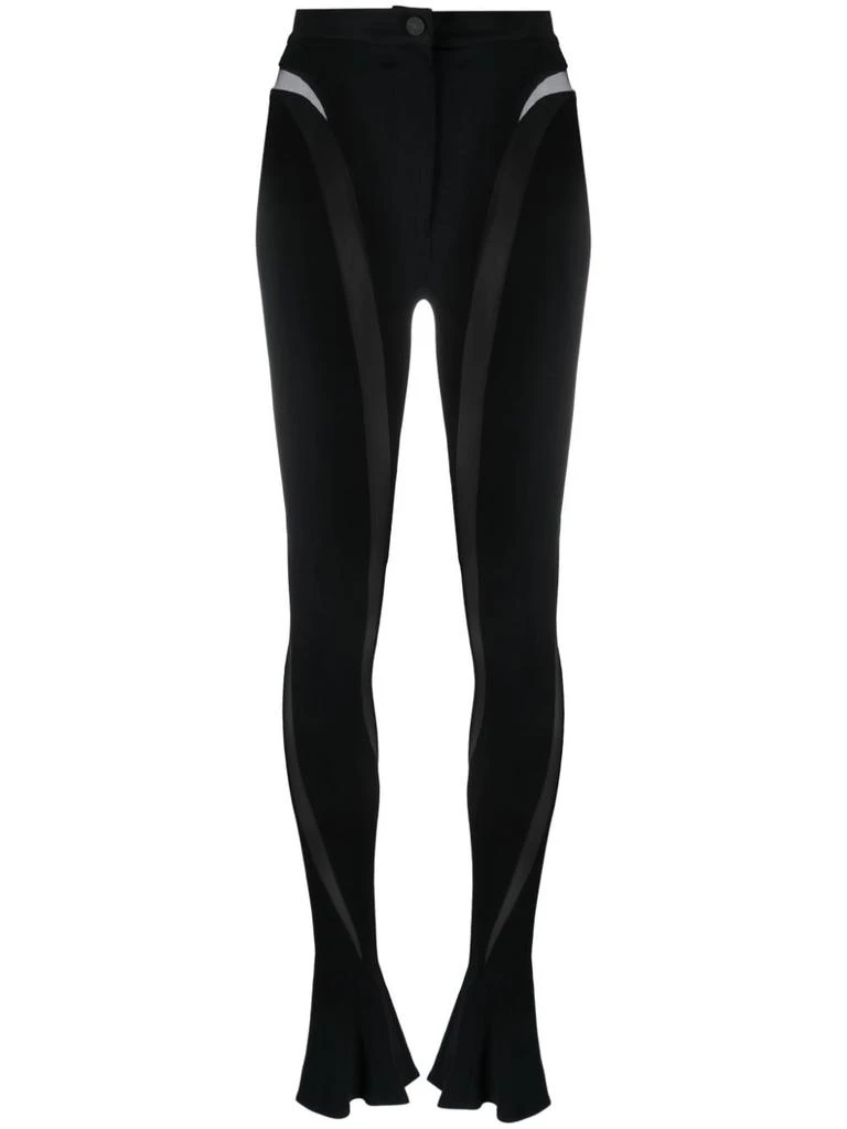 Mugler SHEER PANELS LEGGINGS 1