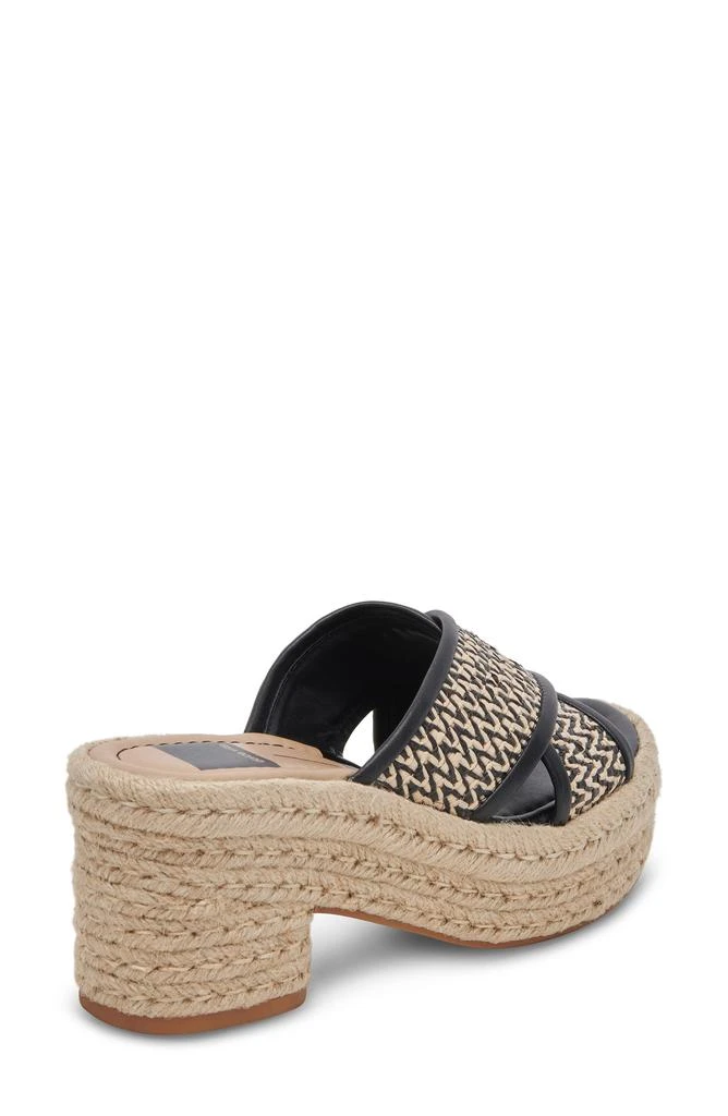 Dolce Vita Eldora Espadrille Platform Slide Sandal 9