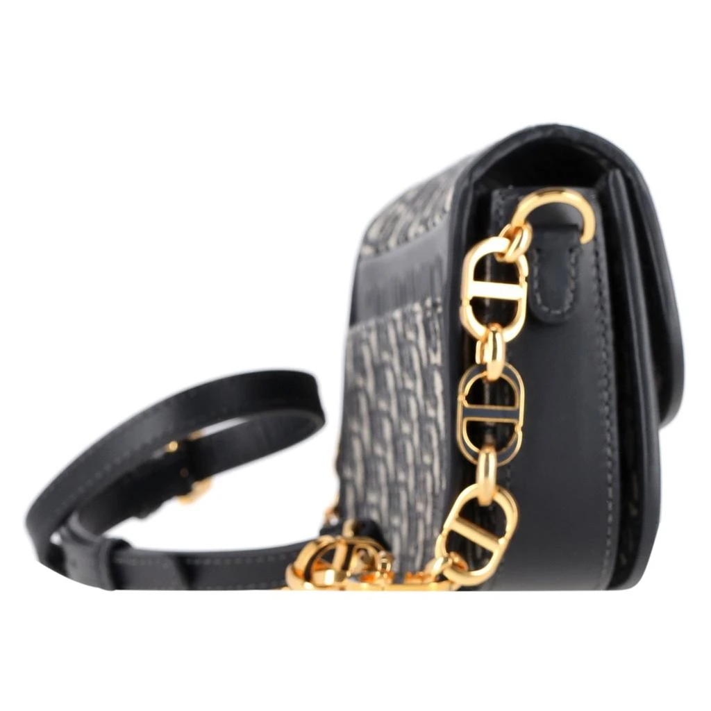 Dior 30 Montaigne Avenue Bag in Cream and Navy Blue Canvas 2