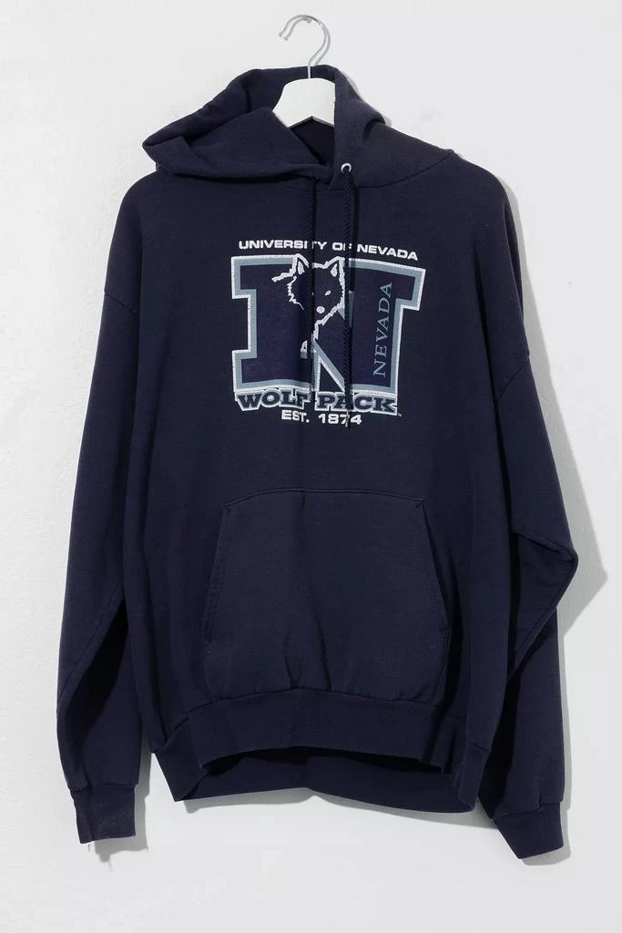 Urban Outfitters Vintage Y2K Distressed University of Nevada Hoodie Sweatshirt 1
