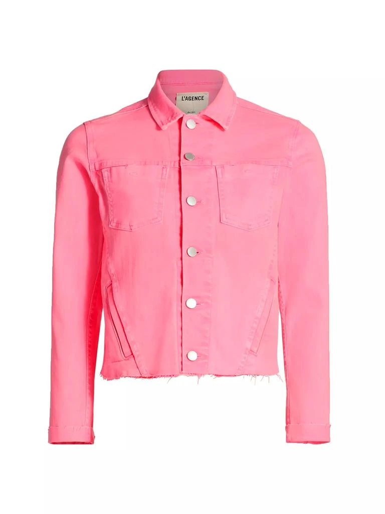 L'Agence Janelle Slim Raw Jacket 1