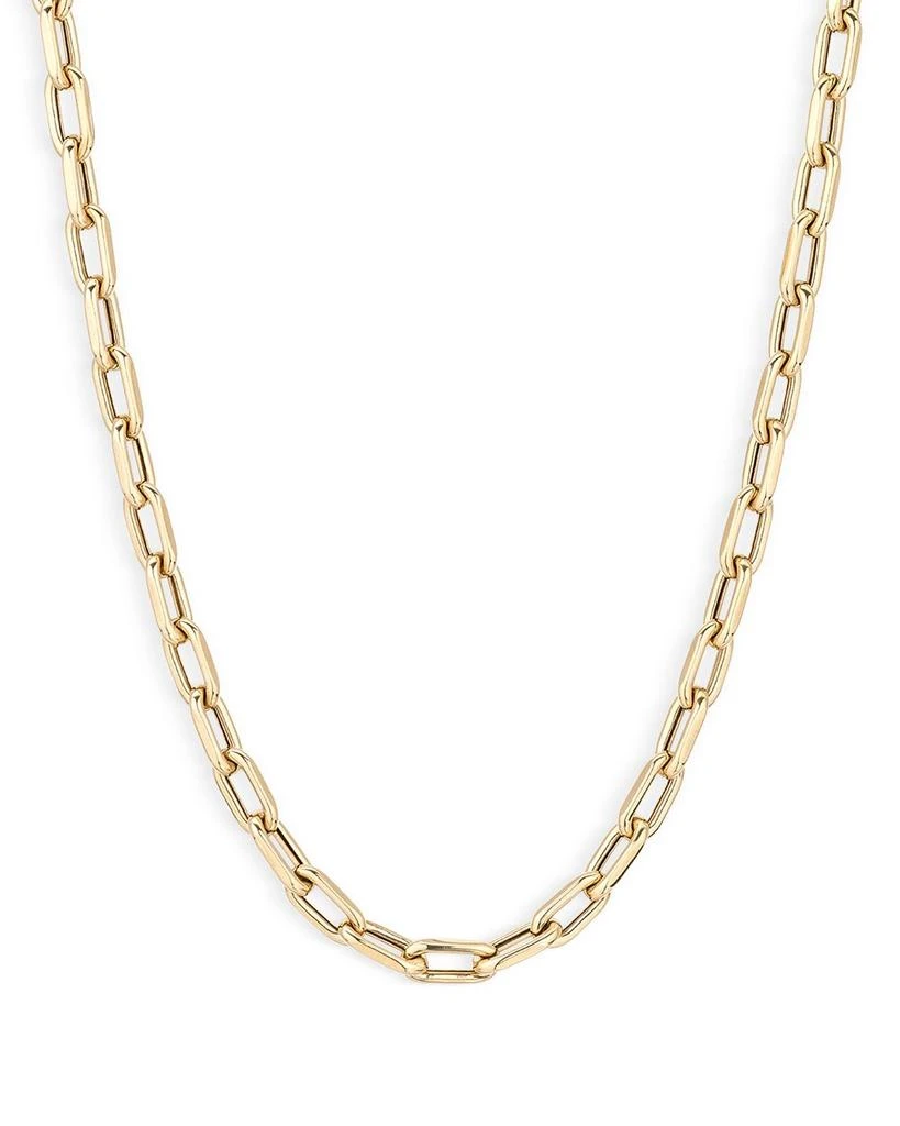 Adina Reyter 14K Yellow Gold Polished Oval Link Chain Necklace, 18" 2