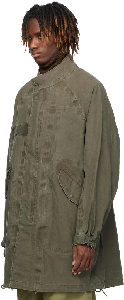 VisVim Khaki Six-Five Fishtail Parka 4