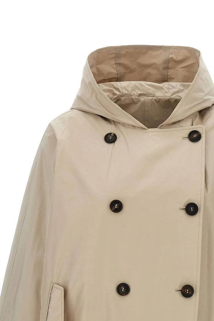 Brunello Cucinelli Brunello Cucinelli Double-Breasted Hooded Coat 3