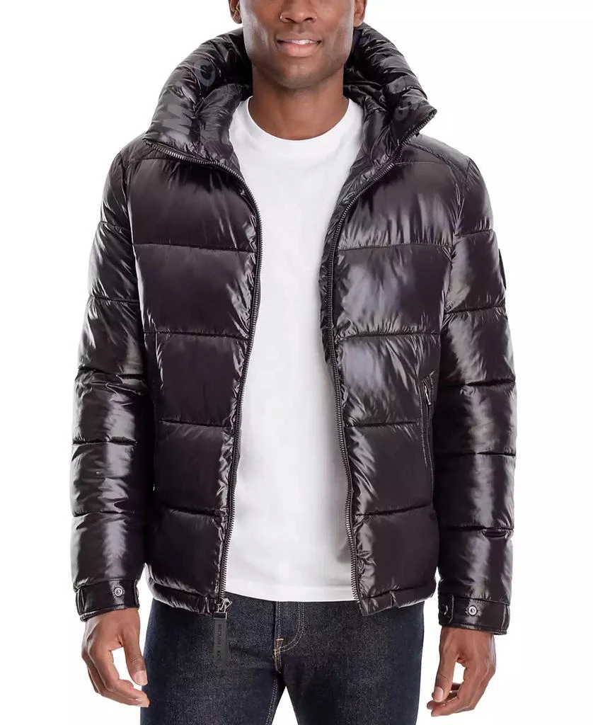 Michael Kors Men's Shiny Hooded Puffer Jacket, Created for Macy's 4