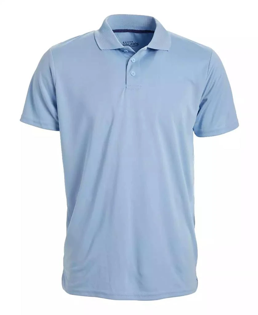Galaxy By Harvic Men's Tagless Dry-Fit Moisture-Wicking Polo Shirt 2