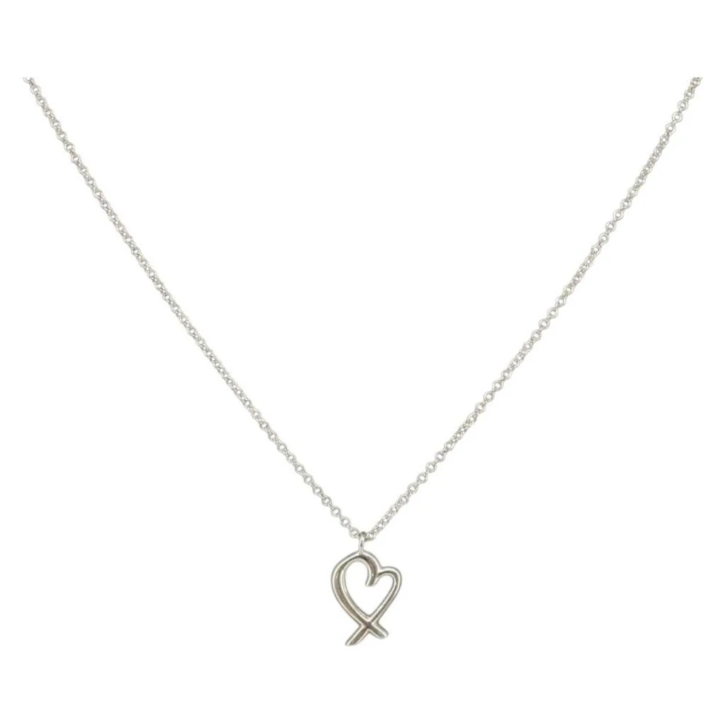 Tiffany 
Co. Paloma Picasso Loving Heart Pendant Necklace 925  Necklace Jewelry (Pre-Owned) 3
