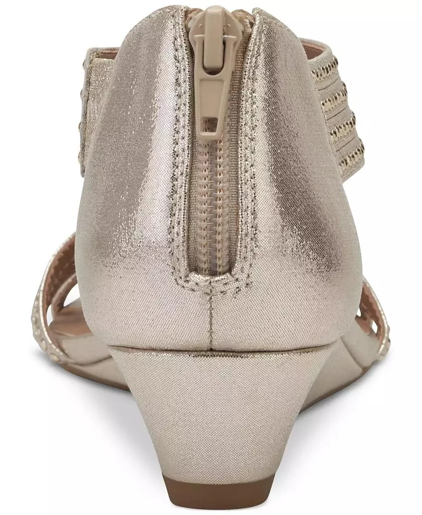 Style & Co Women's Ginifur Embellished Strappy Wedge Sandals, Created for Macy's 9