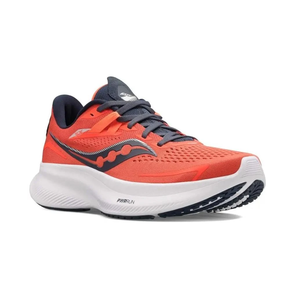 Saucony Women's Ride 15 Running Shoes In Vizired/night 5