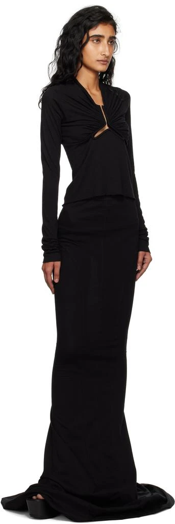 Rick Owens Black Concordians Allanah LS T-shirt 4