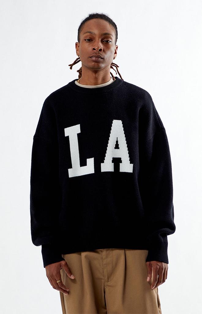 Black Los Angeles Crew Neck Sweater – On Sale Now with Up to 51