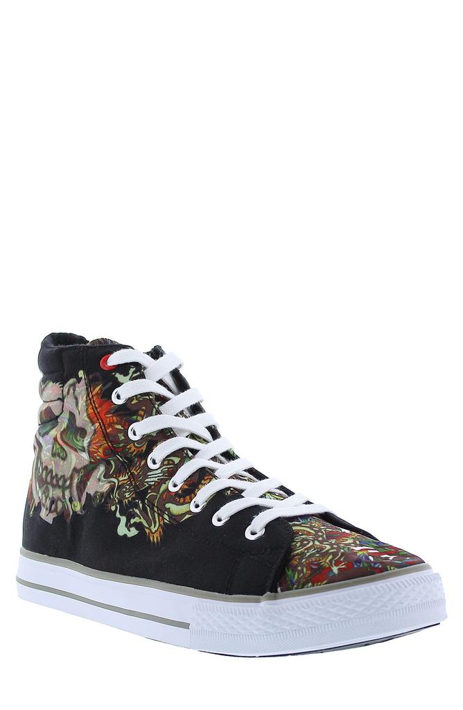 Ed Hardy Still Life Hi Top Sneaker