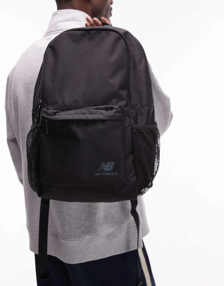 New Balance New Balance logo backpack in black 1