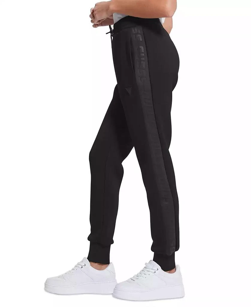 GUESS Women's Allie Logo-Tape Cuffed Sweatpants 3