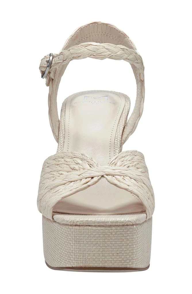 Marc Fisher Chela Platform Raffia Sandal 4