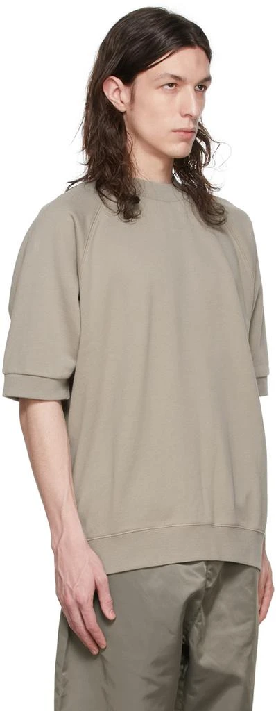 Essentials Taupe Cotton Sweatshirt 2