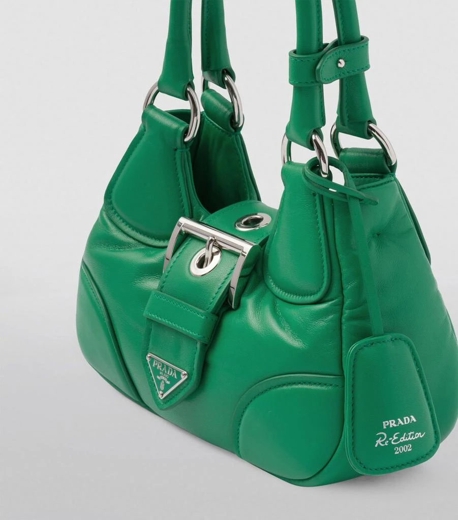 Prada Padded Lambskin Moon Shoulder Bag 4