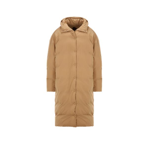 A.W.A.K.E. Mode Long hooded down jacket