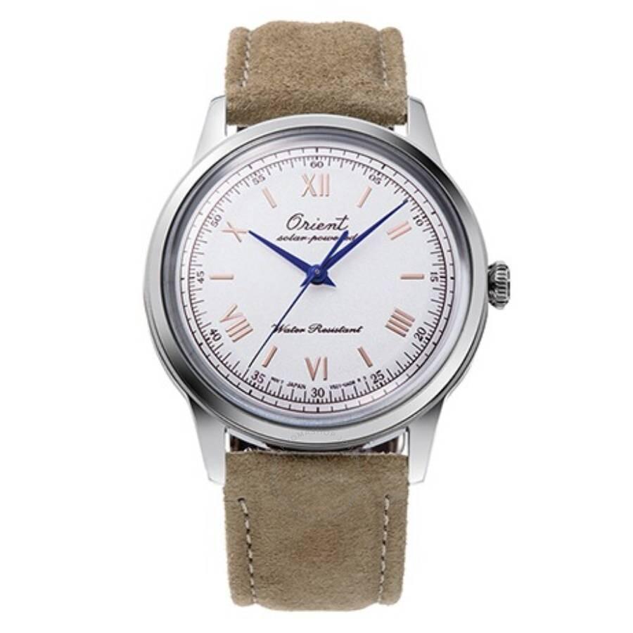 Orient Star Classic Solar-Powered White Dial Watch RA-WK0006S10B