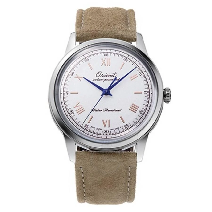 Orient Star Classic Solar-Powered White Dial Watch RA-WK0006S10B 1